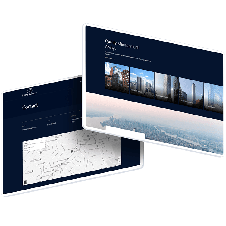 Lions Group web design